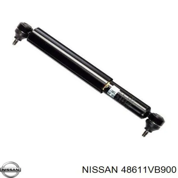 48611VB900 Nissan амортизатор рулевого механизма (демпфер)