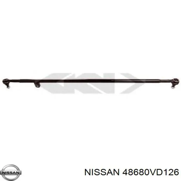 Тяга рулевая центральная передняя 48680VD126 Nissan