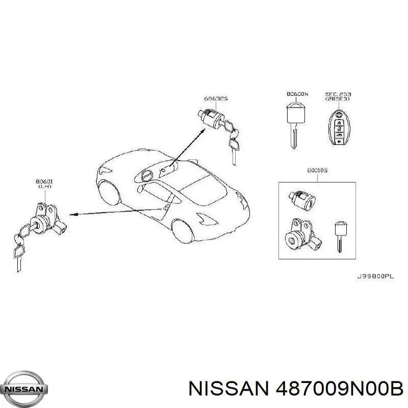Купить 48700JF00C Nissan/Infiniti 