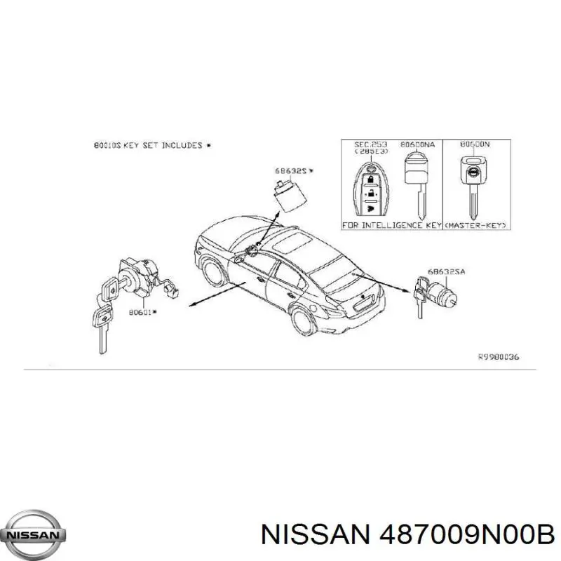  487009N00B Nissan