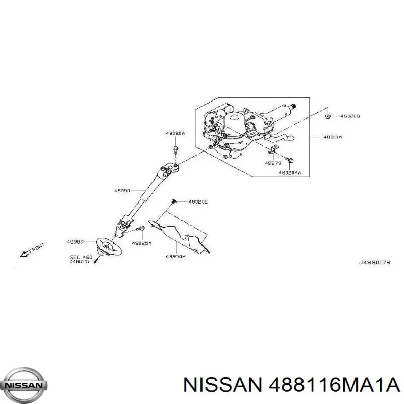  488116MA1A Nissan