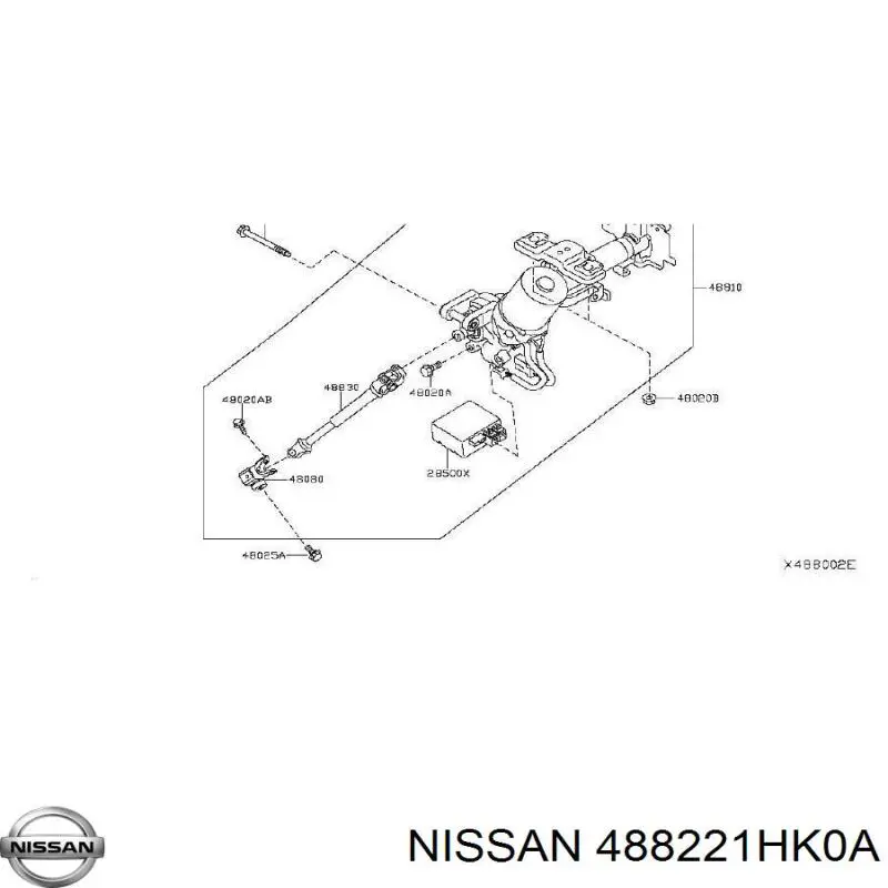  Nissan/Infiniti 488221HK0A цена, от 33.90 USD