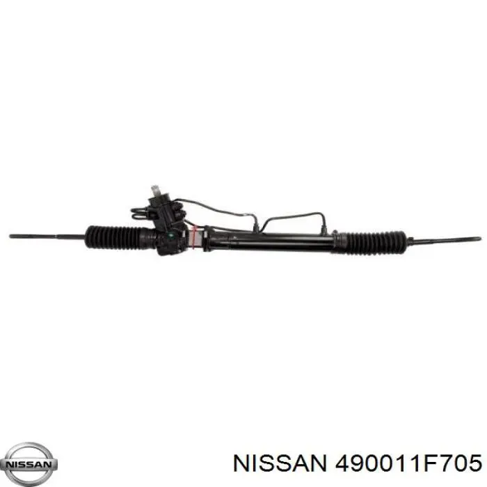 490011F705 Nissan cremalheira da direção