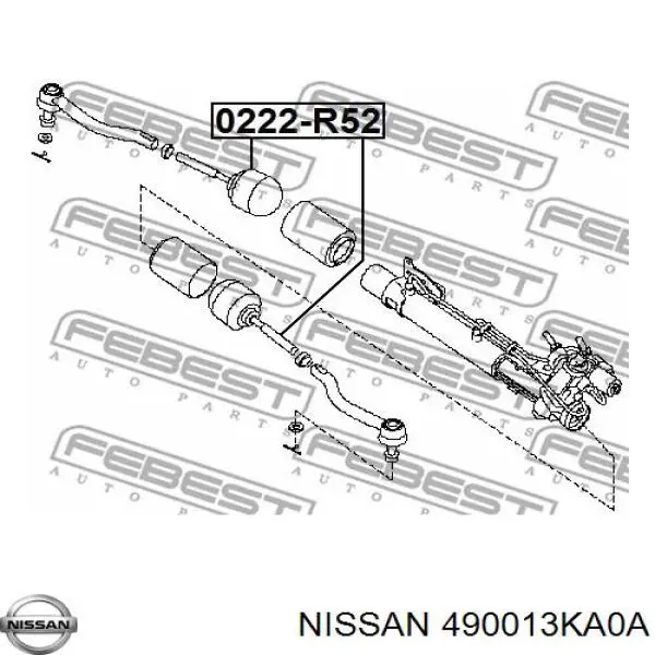 R2691 Motorherz cremalheira da direção