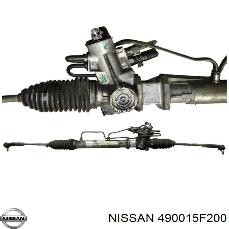 490015F200 Nissan cremalheira da direção