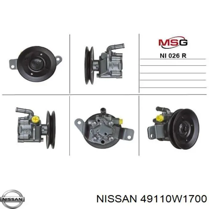 49110C6000 Nissan/Infiniti ГУР руля