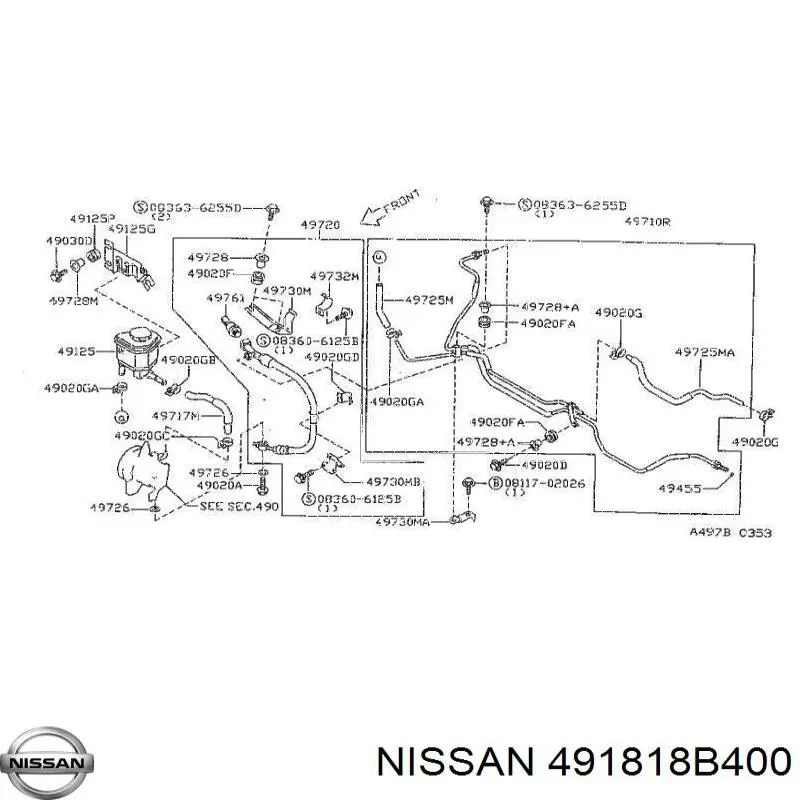 Купить 491818B400 Nissan/Infiniti 