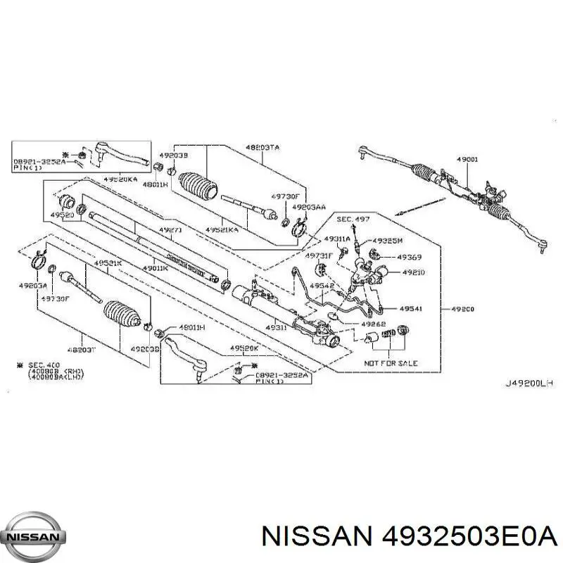 Купить 4932503E0A Nissan/Infiniti 