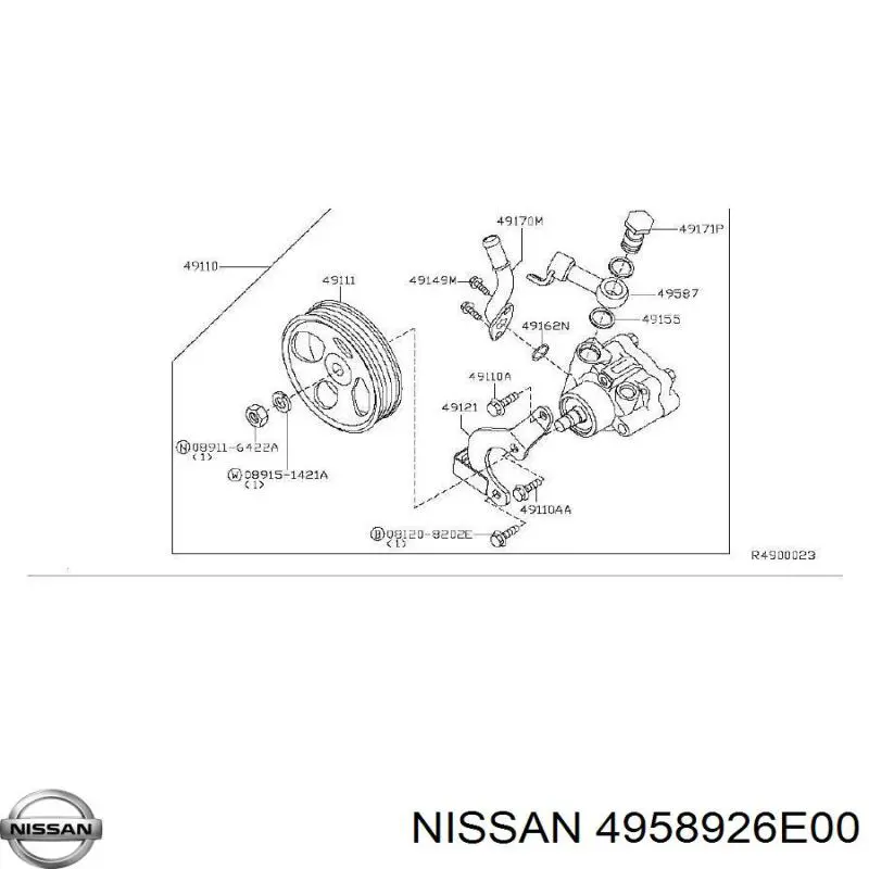  4958926E00 Nissan