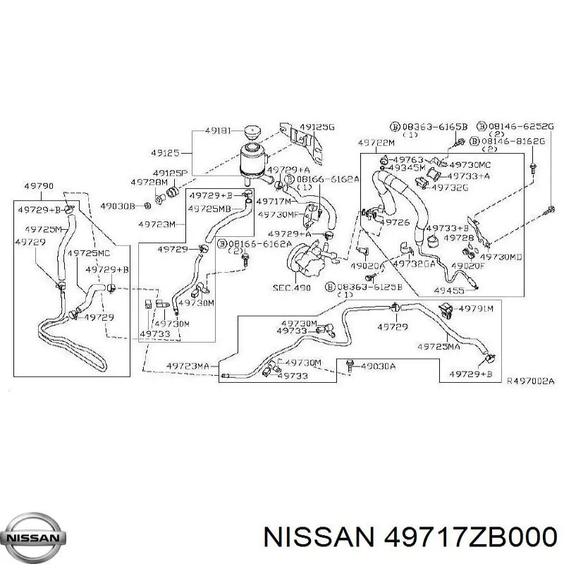 49717ZB000 Nissan/Infiniti 
