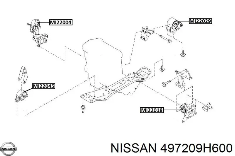  Шланг ГУР высокого давления Nissan X-Trail 