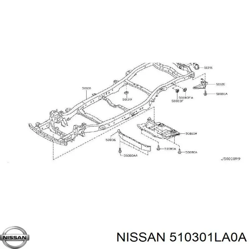  Nissan/Infiniti 510301LA0A цена, от 296.09 USD