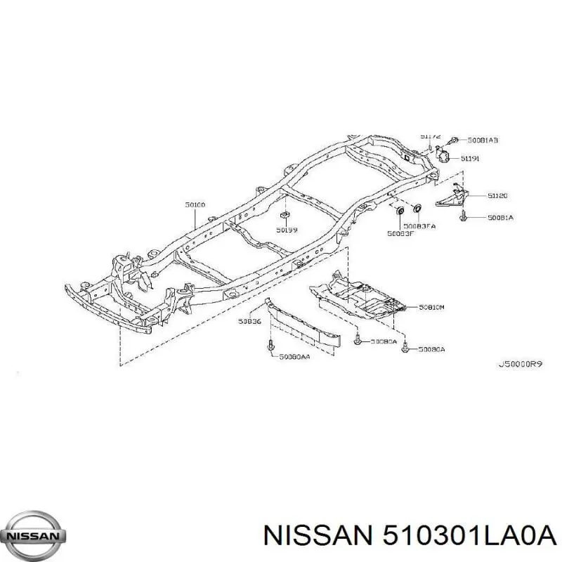  510301LA0A Nissan/Infiniti