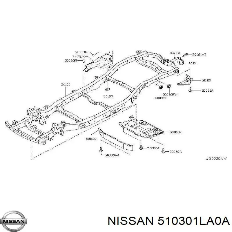 510301LA0A Nissan/Infiniti 