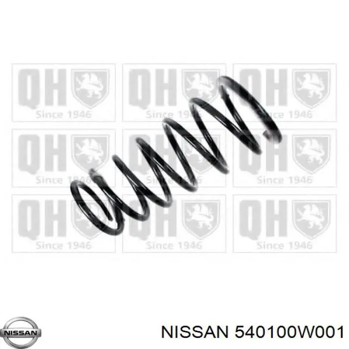 Пружина амортизатора передняя Nissan/Infiniti 540100W001 цена, от 97.64 USD