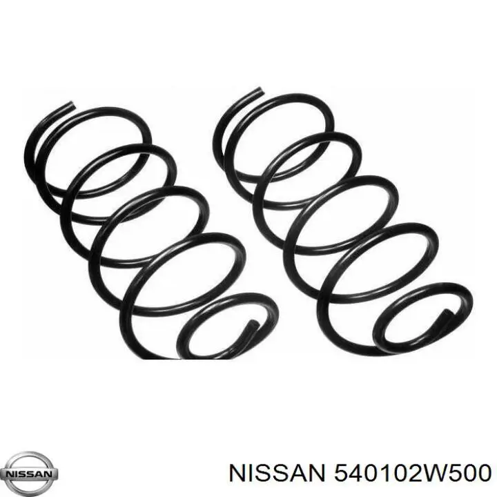 540102W500 Nissan пружина передняя