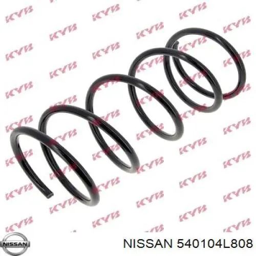 Пружина передняя правая 540104L808 Nissan/Infiniti