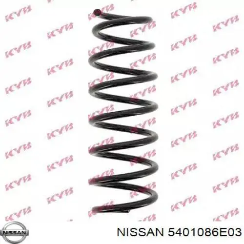 Передняя пружина 5401086E03 Nissan/Infiniti