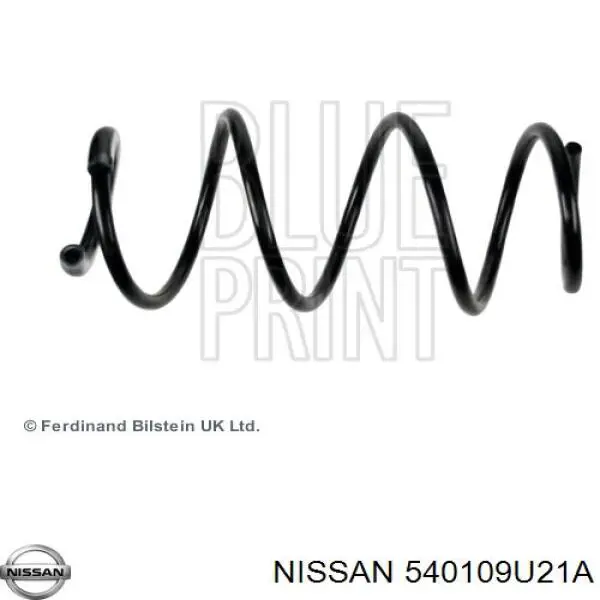 540109U20A Nissan/Infiniti Пружина передней подвески