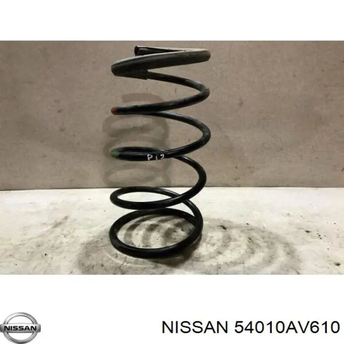 Пружина передняя левая Nissan/Infiniti 54010AV610 цена, от 38.24 USD
