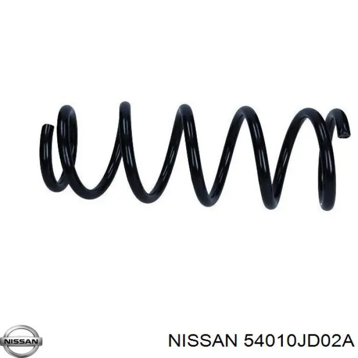 54010JD02A Nissan пружина передняя