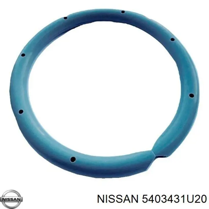 Проставка (резиновое кольцо) пружины передней нижняя на Nissan Primera WP12