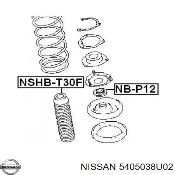 5405038U02 Nissan пыльник амортизатора переднего