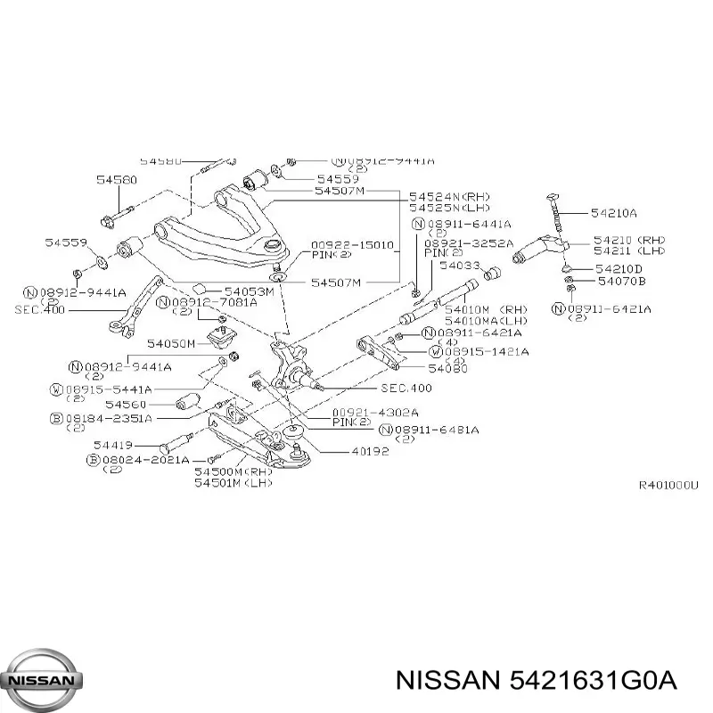  5421631G0A Nissan/Infiniti