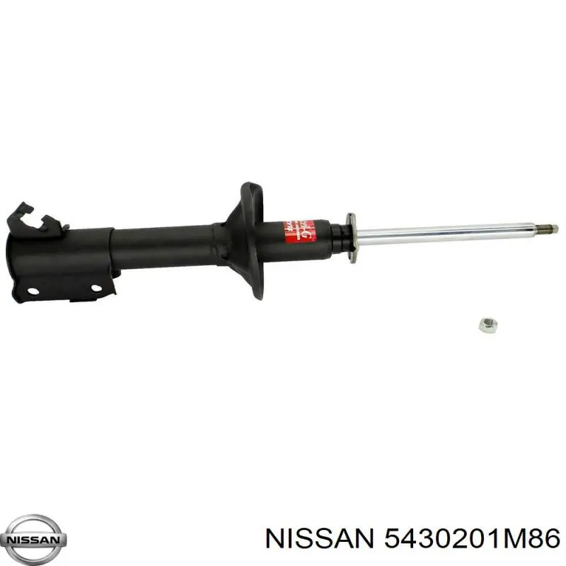 5430201M86 Nissan амортизатор передний правый