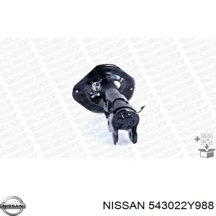 543022Y988 Nissan/Infiniti Амортизатор передней подвески правый