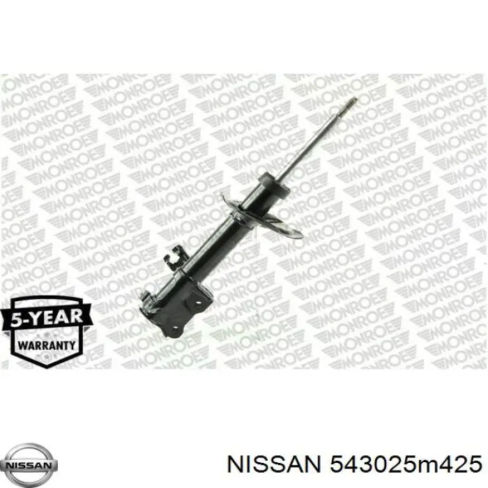 Амортизатор передний правый Nissan 543025M425