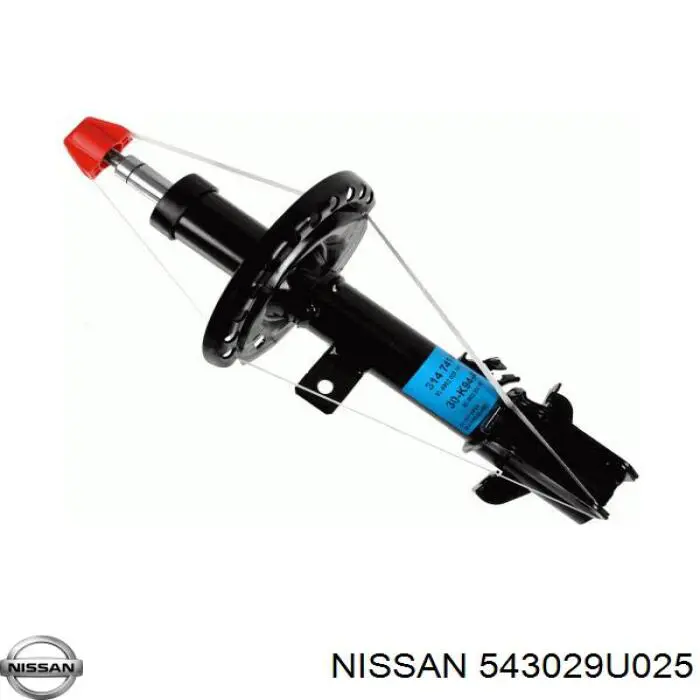 Амортизатор передний правый 543029U025 Nissan