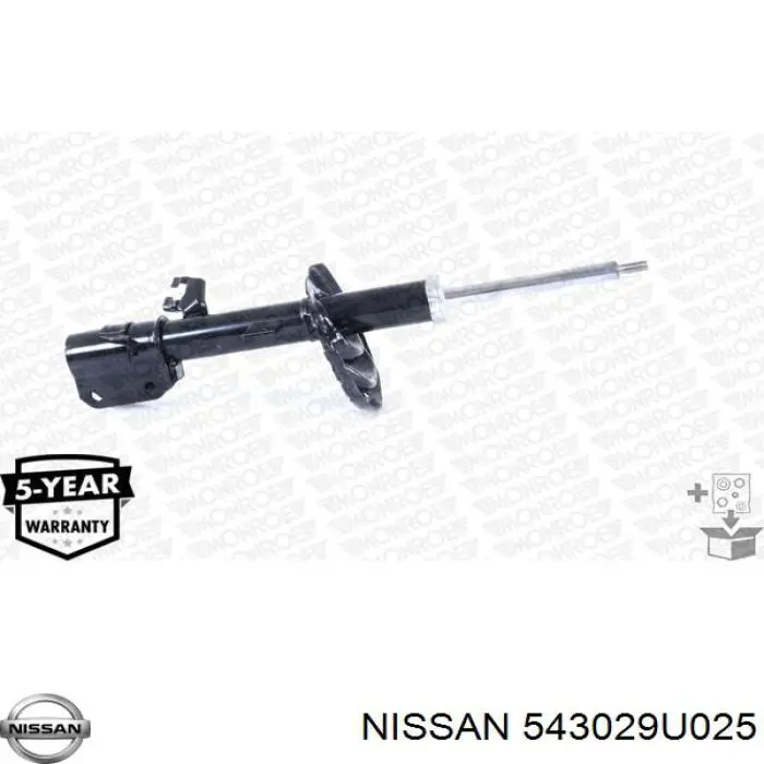 Амортизатор подвески передний левый Nissan/Infiniti 543029U025 цена, от 36.68 USD