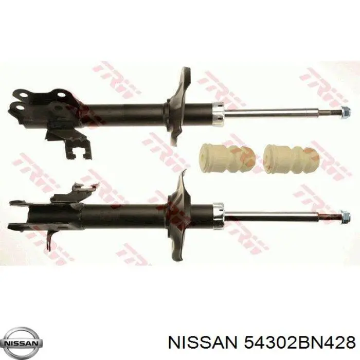 Амортизатор подвески передний левый Nissan/Infiniti 54302BN428 цена, от 37.41 USD
