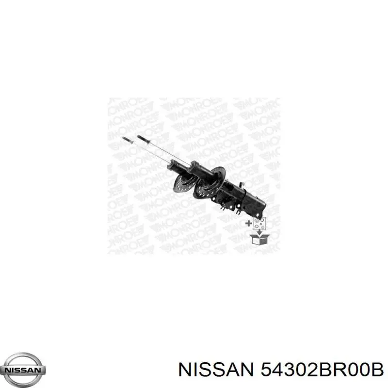 54302BR00B Nissan амортизатор передний