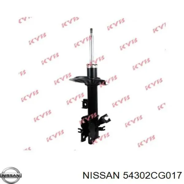 Амортизатор передний правый 54302CG017 Nissan