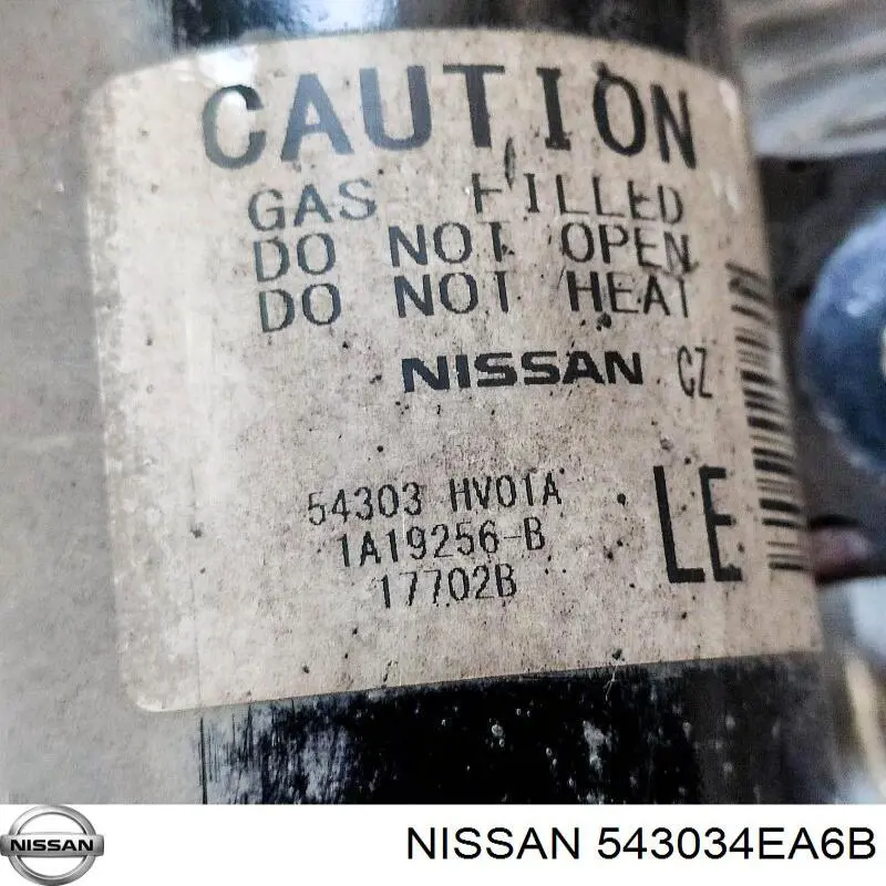 Стойка передняя левая Nissan/Infiniti 543034EA6B