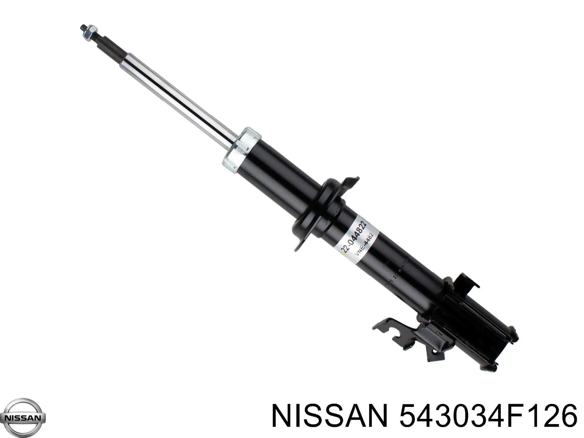 Амортизатор передний левый 543034F126 Nissan