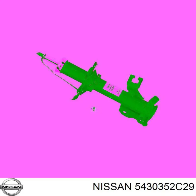 Амортизатор передней подвески левой Nissan/Infiniti 5430352C29 цена, от 54.66 USD