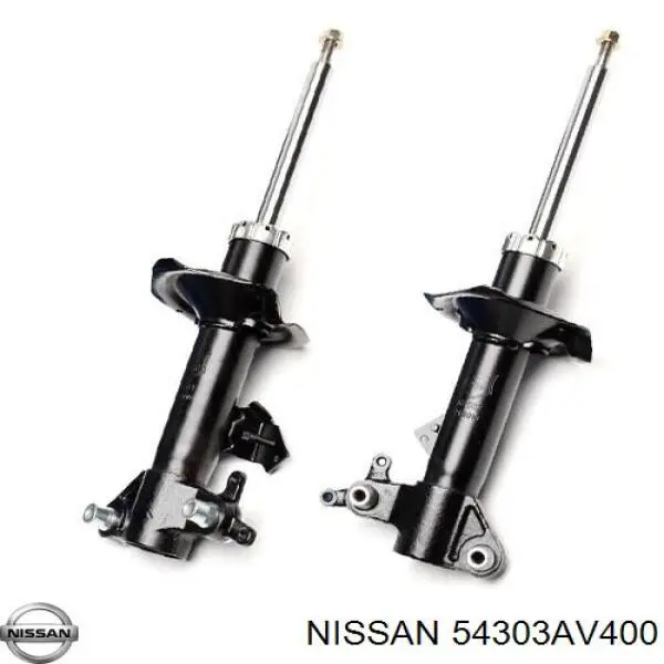 Амортизатор передней подвески левой Nissan/Infiniti 54303AV400 цена, от 53.16 USD