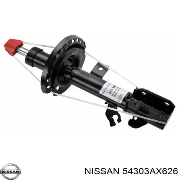 Амортизатор передней подвески левой Nissan/Infiniti 54303AX626 цена, от 39.39 USD