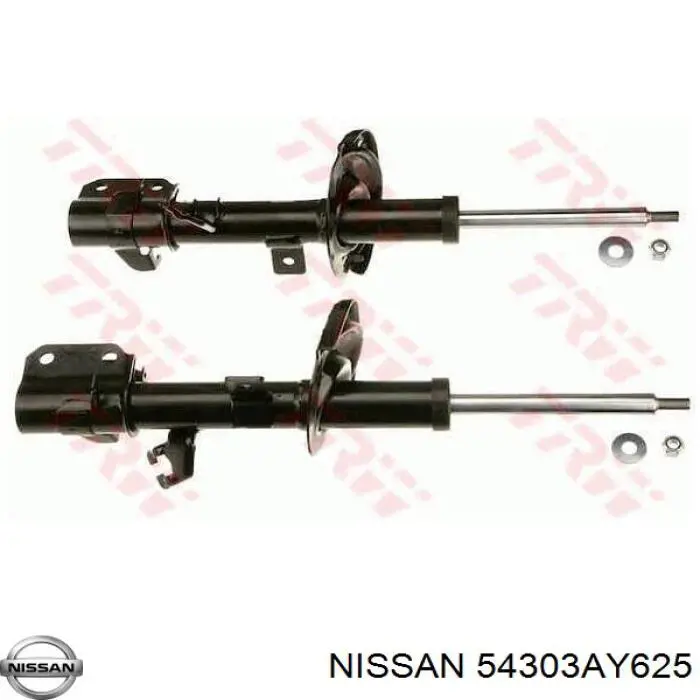 Амортизатор передний левый 54303AY625 Nissan