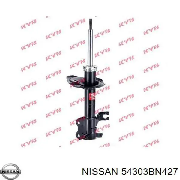 Амортизатор передний левый 54303BN427 Nissan/Infiniti