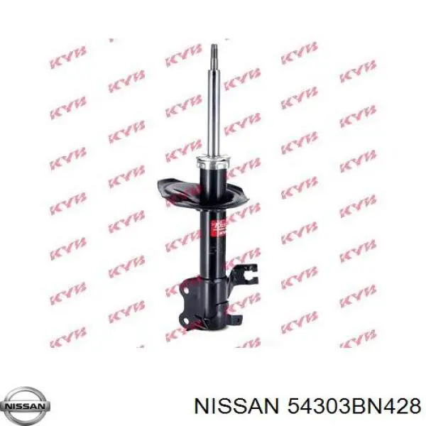 Амортизатор передней подвески левой Nissan/Infiniti 54303BN428 цена, от 58.87 USD