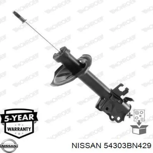 Купить 54303BN429 Nissan/Infiniti Амортизатор подвески передний левый
