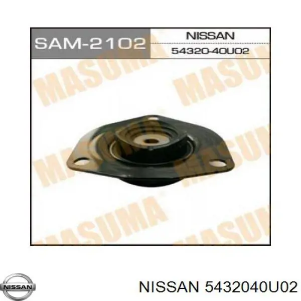 5432040U02 Nissan опора амортизатора переднего