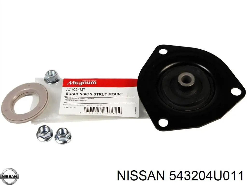 Опора амортизатора переднего 543204U011 Nissan