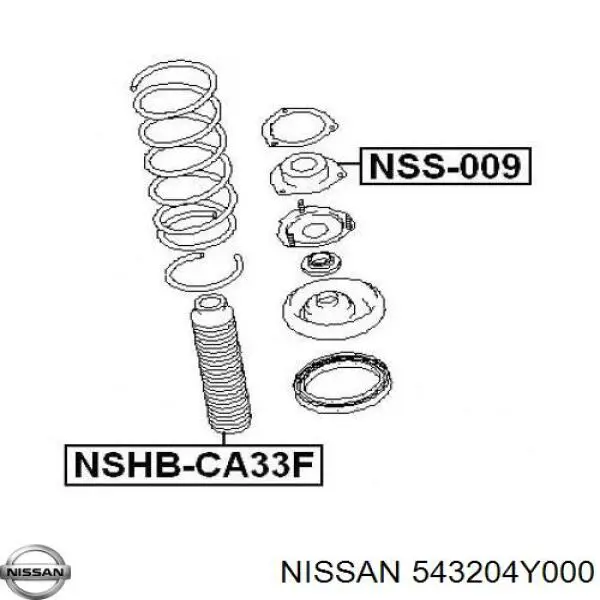 Опора амортизатора переднего 543204Y000 Nissan