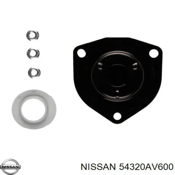 54320AV600 Nissan suporte de amortecedor dianteiro