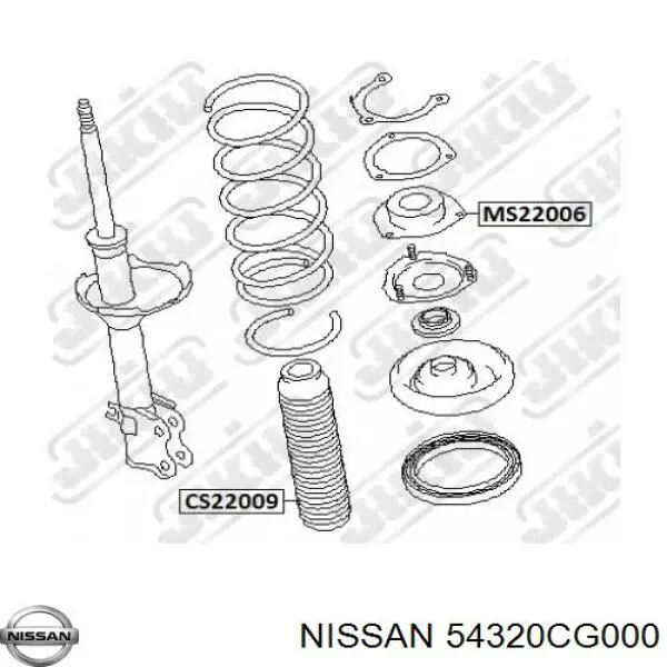 Купить 54320CG000 Nissan/Infiniti Опора переднего амортизатора